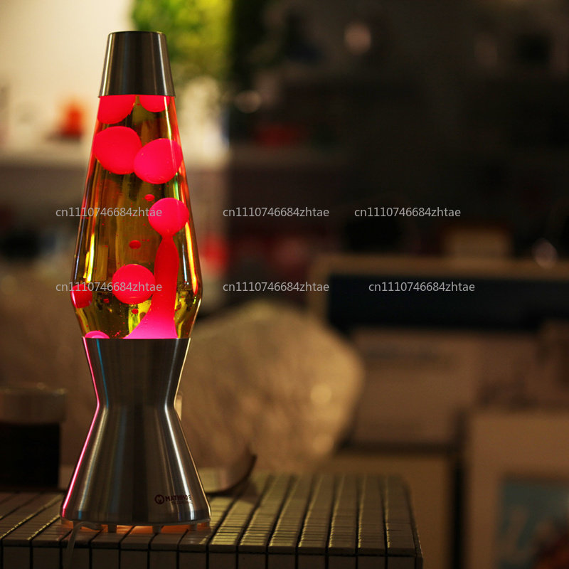 Lava Lamp Desktop - グリッターラバランプ、クラゲ液体モーションランプ、寝室用クリエイティブナイトランプ、デスクトップデコレーション