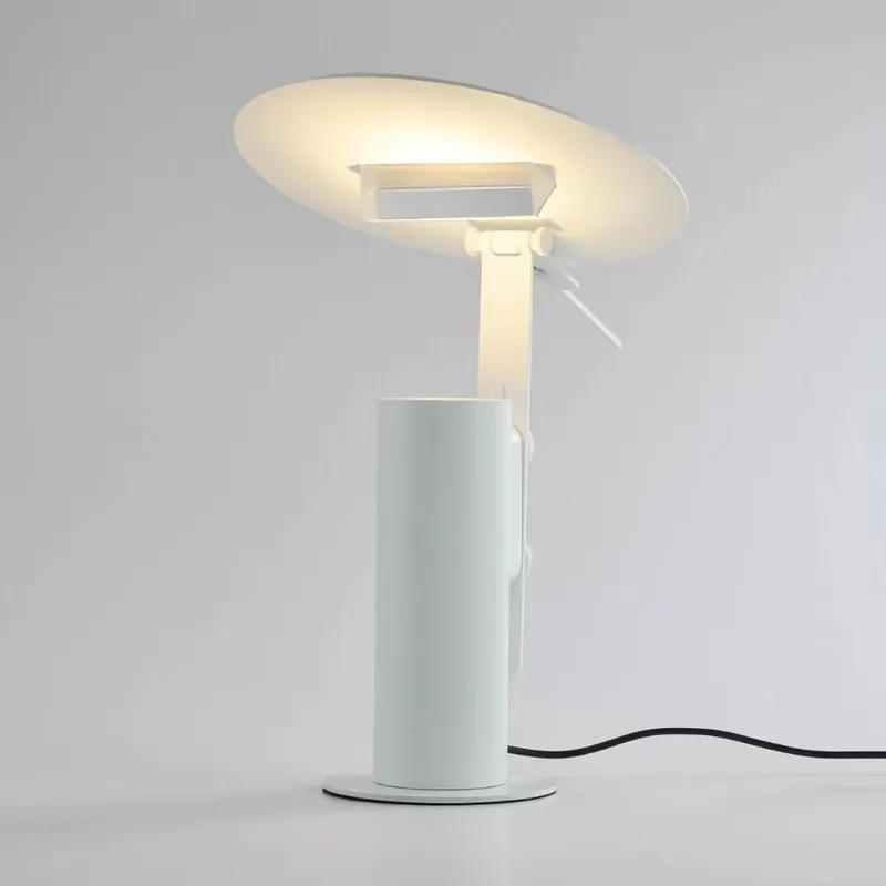 Lighting Decor Bedroom - モダンでクリエイティブなシンプルレインボー雰囲気、目に優しい調光可能なCOB LEDアルミ製テーブルランプ、寝室装飾用RGBライト