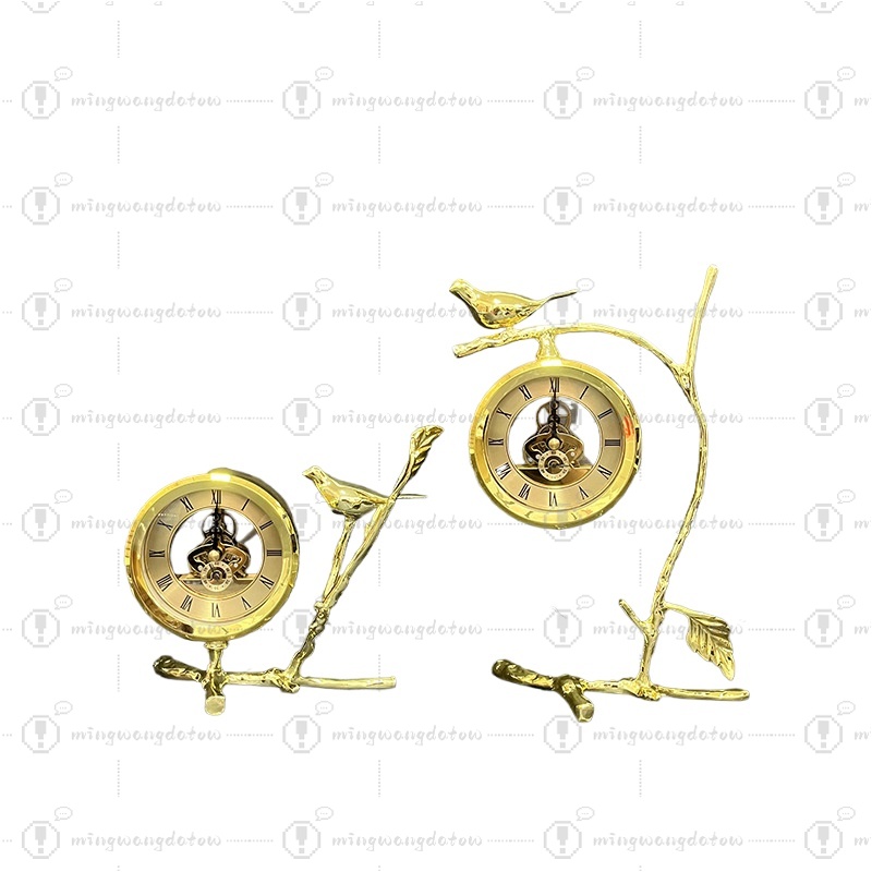 Lighting Decor For Living Room - モダンな高級感漂う卓上時計、リビングやワインキャビネットの装飾品、オフィス用デスクトップ時計