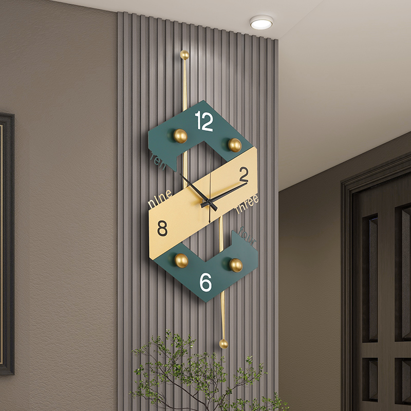 Lighting Home Decor Wall Clocks - 壁掛け時計 リビングルーム ホームライト ラグジュアリー ファッション クリエイティブ
