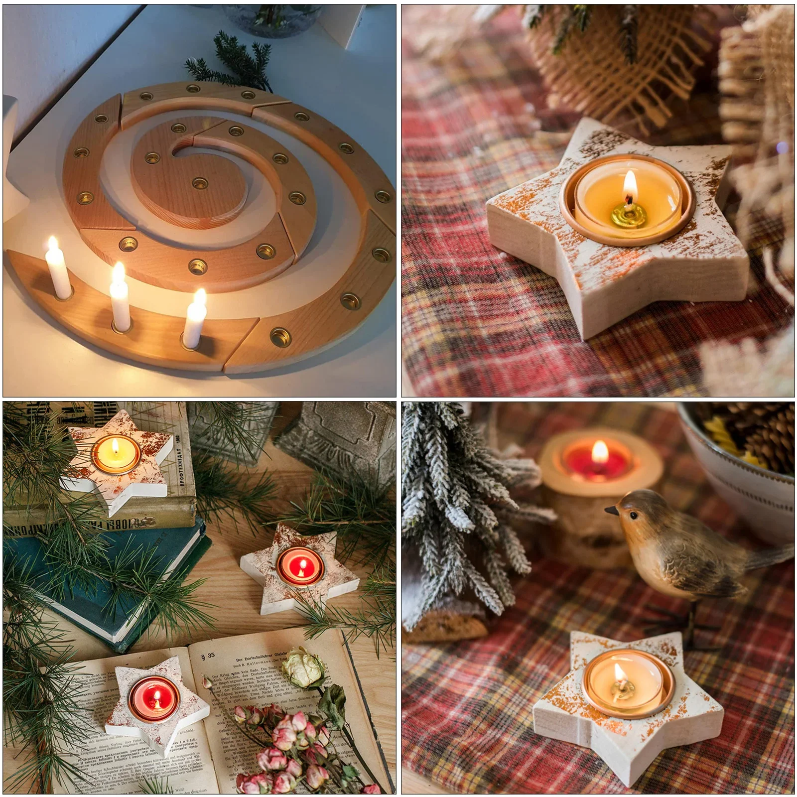 アクセサリー燭台金属装飾インサート金属ティーライトホルダー  - Home Decor Lighting Brands のレビューと価格