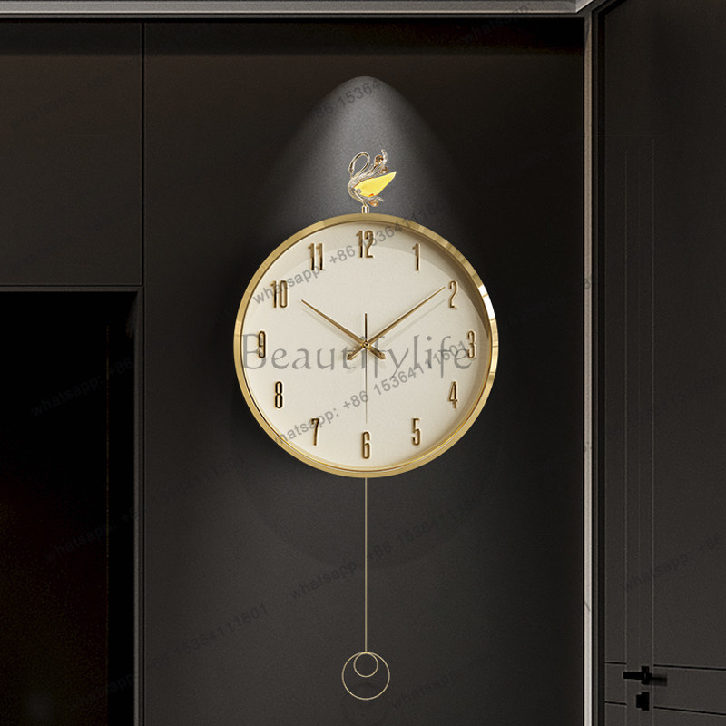 モダンでシンプルでおしゃれな雰囲気のある時計、壁掛け式、クリ - Lighting Home Decor Wall Clocks のレビューと価格