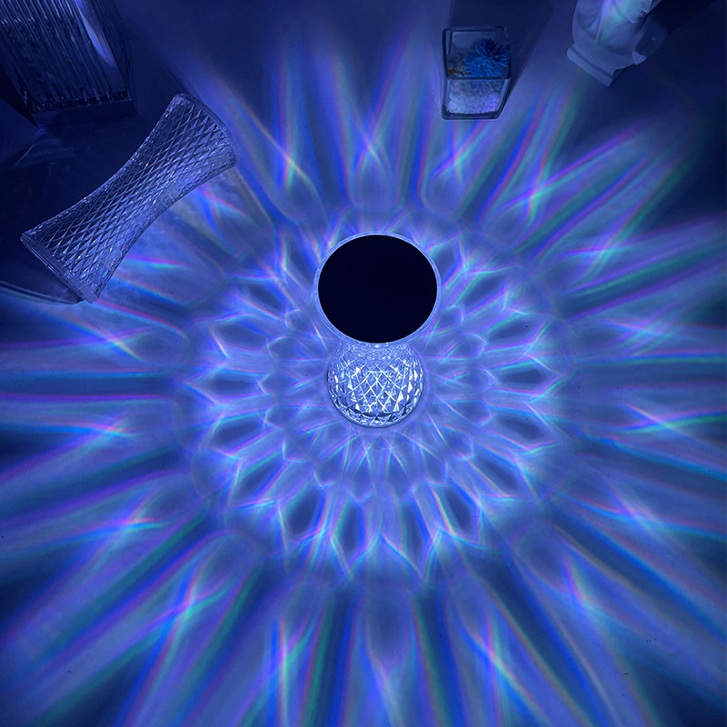 クリスタルベッドサイドテーブルランプクリスマスアクリル装飾ナ - Lighting Decor Bedroom のレビューと価格
