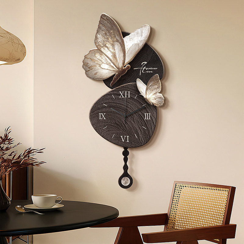 アップグレードナイトライト壁時計木製ファッションデザインモダ - Lighting Home Decor Wall Clocks のレビューと価格