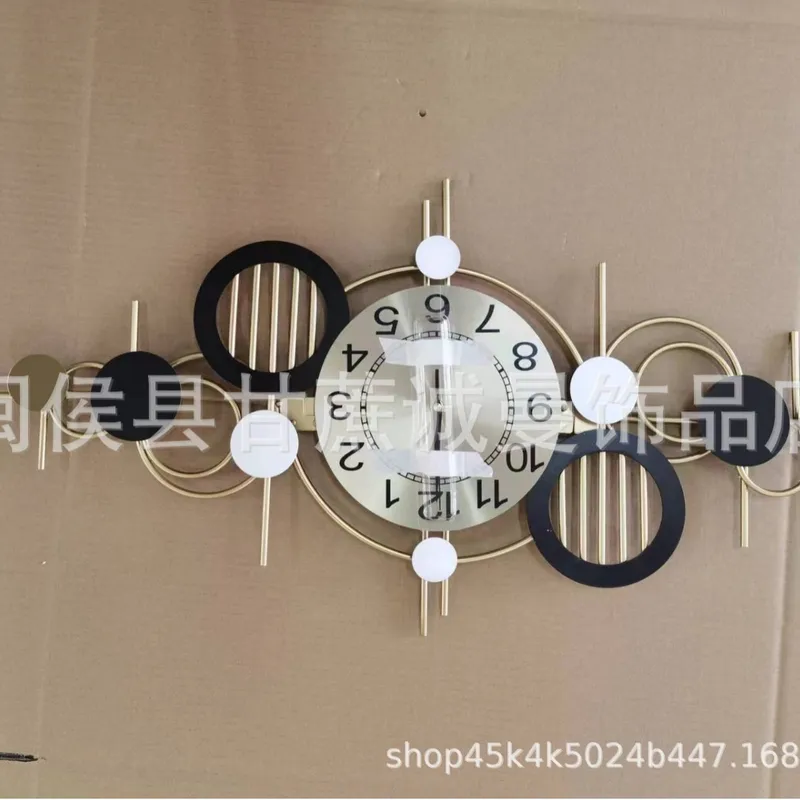 中国風のライトラグジュアリー装飾壁時計、リビングルームとダイ - Lighting Home Decor Wall Clocks のレビューと価格