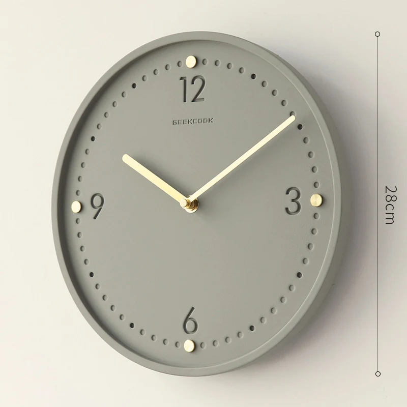 ミニマリストホームサイレント壁時計高品質壁装飾ライト高級壁時 - Lighting Home Decor Wall Clocks のレビューと価格