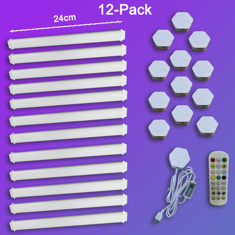 スマートRGBウォールランプ、Bluetoothアプリ接続L - Lighting Decor Bedroom のレビューと価格