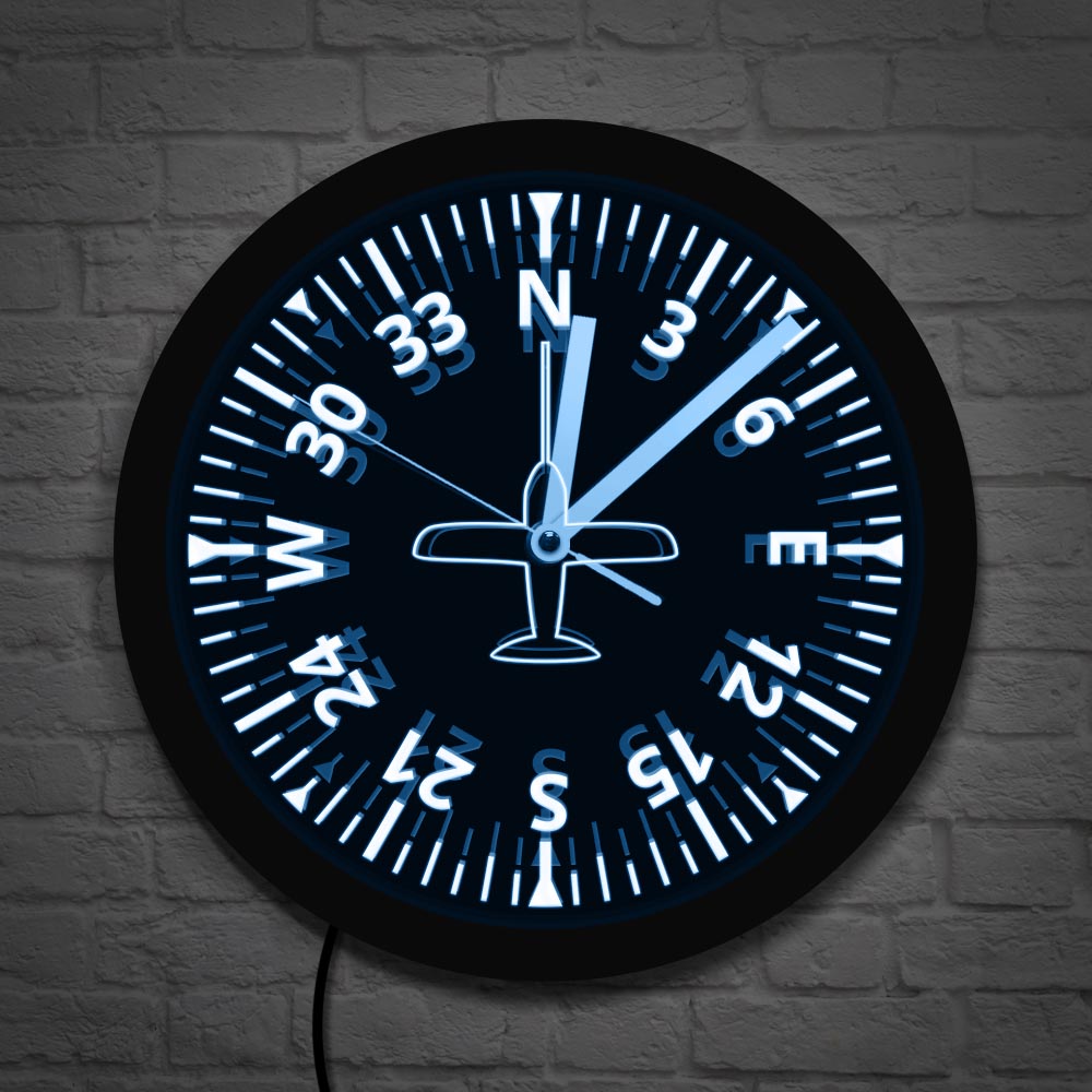 飛行機の掛け布団,LED照明,制御,照明,壁時計,パイロット - Lighting Home Decor Wall Clocks のレビューと価格
