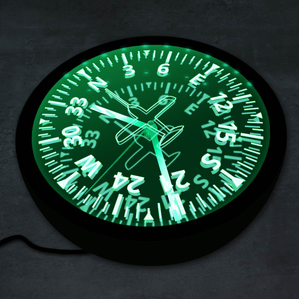 飛行機の掛け布団,LED照明,制御,照明,壁時計,パイロット - Lighting Home Decor Wall Clocks のレビューと価格