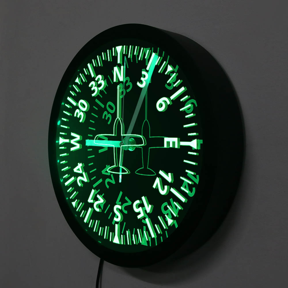 飛行機の掛け布団,LED照明,制御,照明,壁時計,パイロット - Lighting Home Decor Wall Clocks のレビューと価格