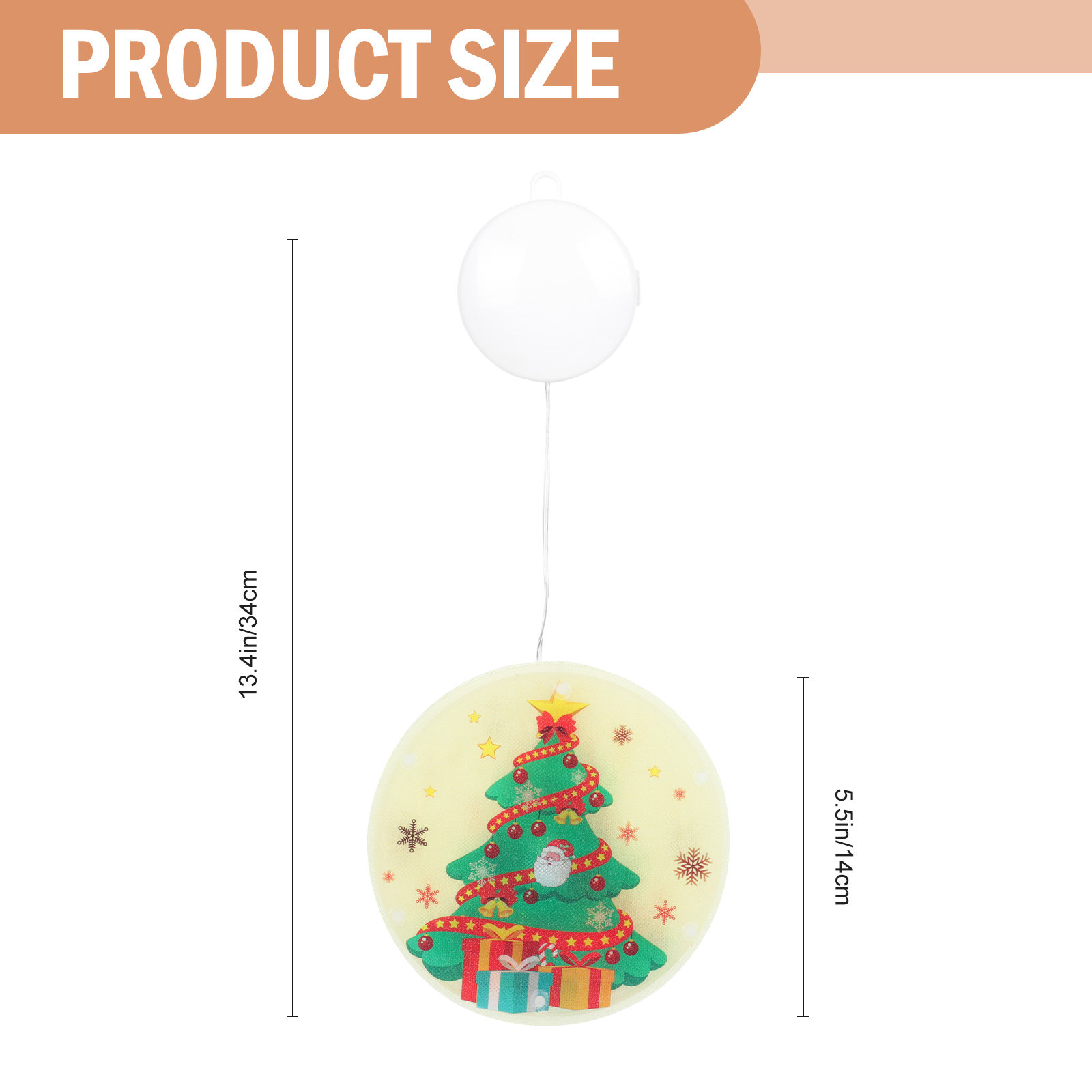 1個入り クリスマスLEDハンギングライト ペンダント クリ - Elements Lighting Decor のレビューと価格