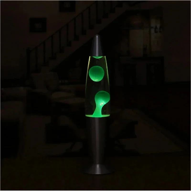溶岩ランプ メタルベース EUプラグ 火山型液体ムードライト - Lava Lamp Desktop のレビューと価格