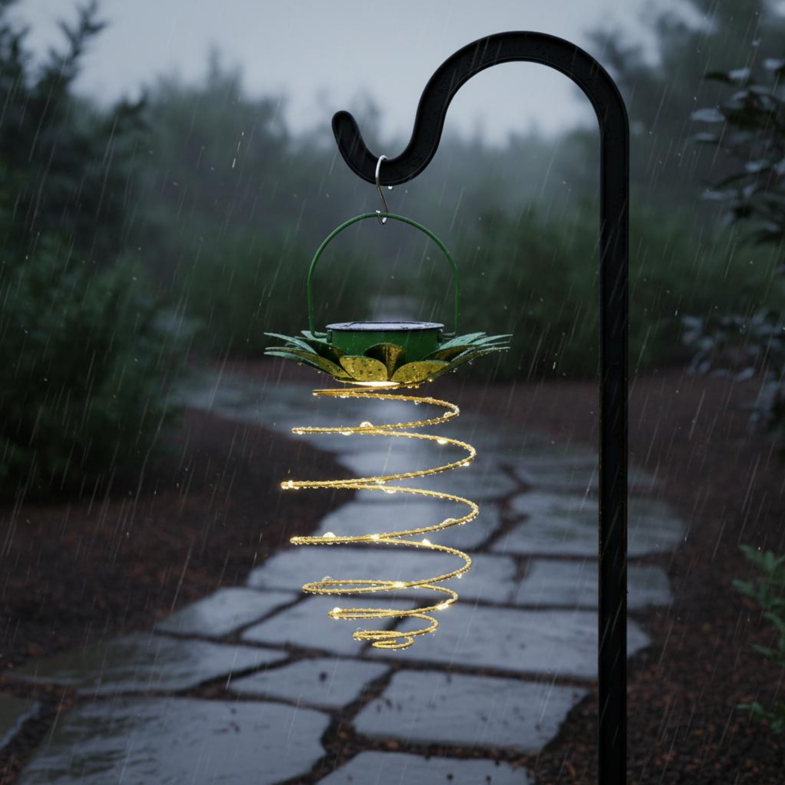 2個入り ソーラーパイナップルランプ 防水パイナップルハンギ - Lighting Design Decor のレビューと価格
