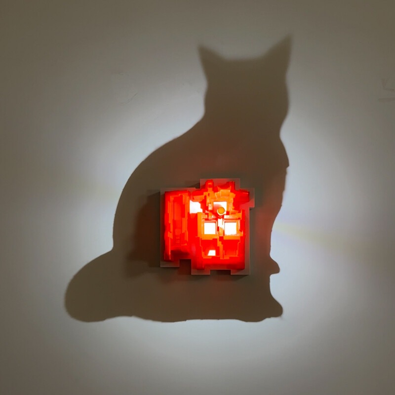 ドロップシッピング 3Dライトシャドウナイトライト アンビエ - Lighting Decor Bedroom のレビューと価格