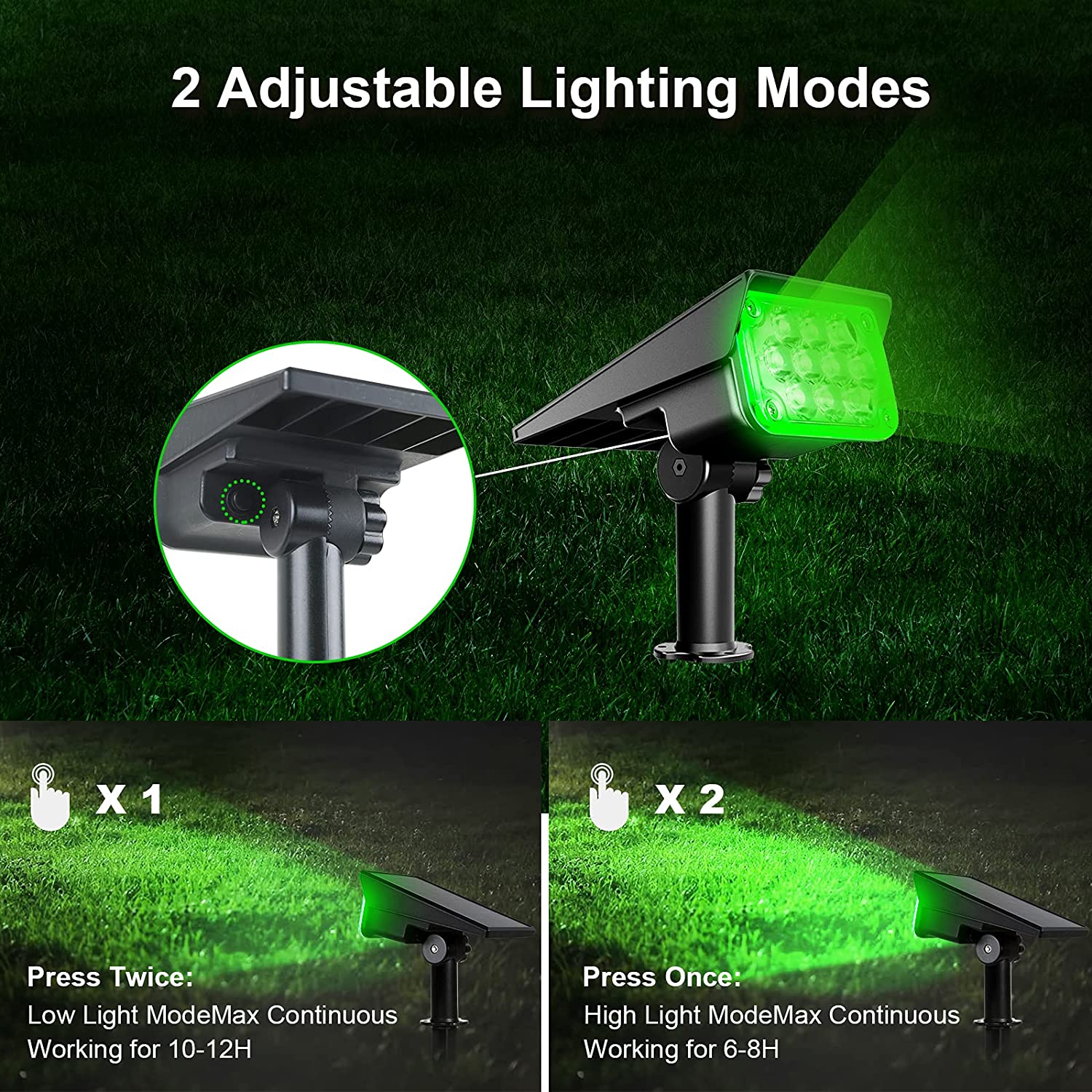 T-SUN 調整可能なソーラースポットライトソーラーガーデン - Lighting Decor Sunrise のレビューと価格