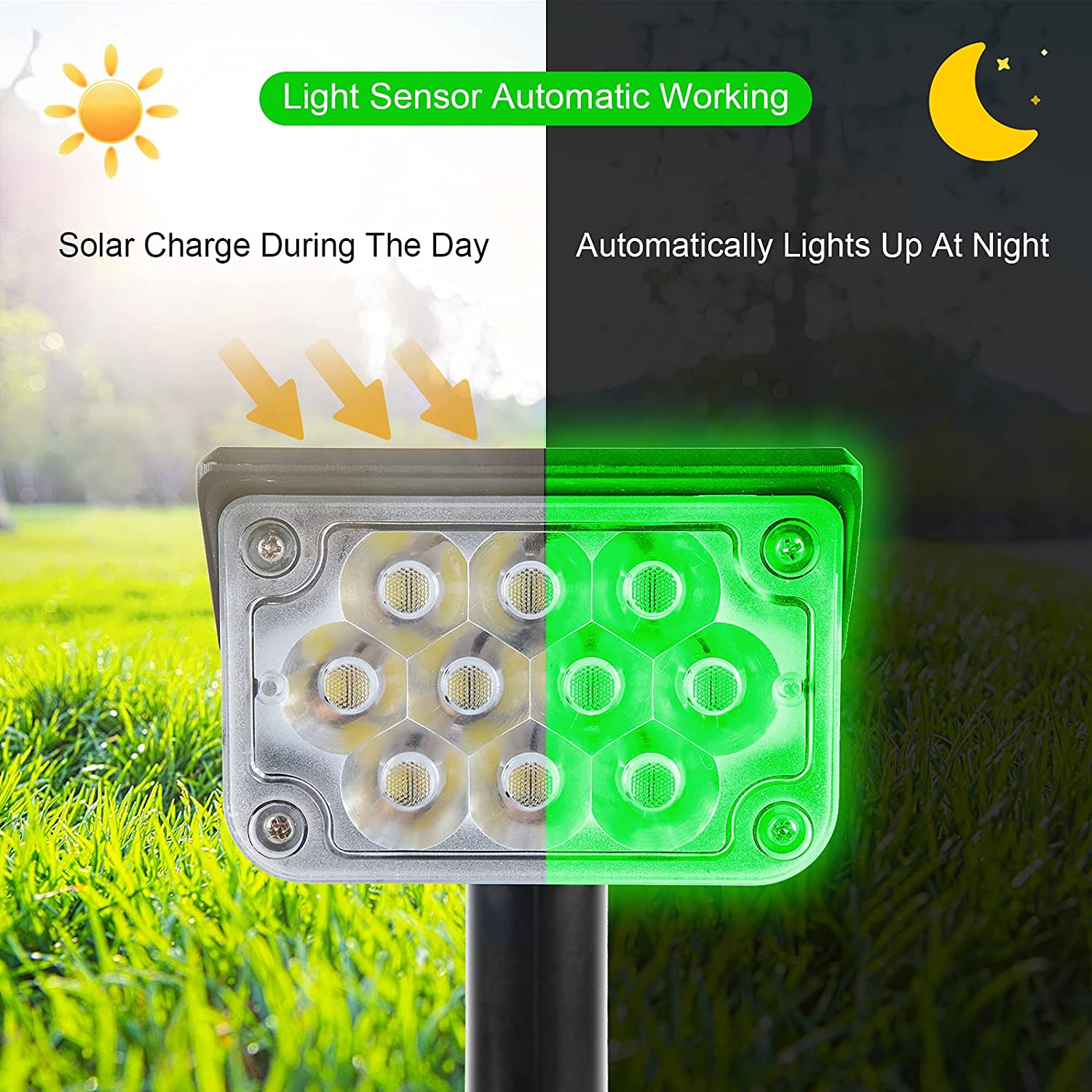 T-SUN 調整可能なソーラースポットライトソーラーガーデン - Lighting Decor Sunrise のレビューと価格