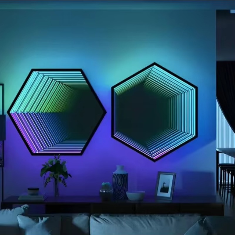モダンなLED室内装飾壁掛けライト、アクリルとガラスの錯覚効 - Lighting Decor For Living Room のレビューと価格