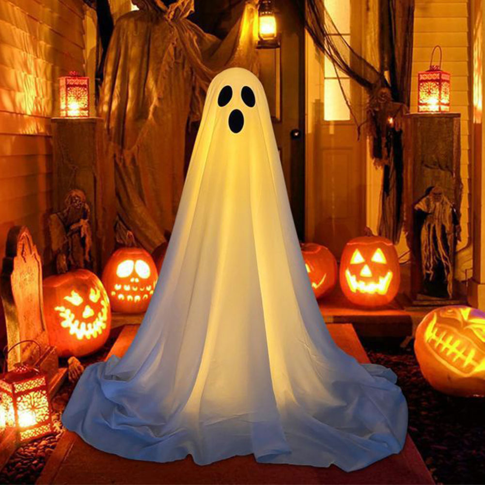 ライトアップゴースト 不気味なゴースト ハロウィンデコレーシ - Lighting Decoration Stand のレビューと価格