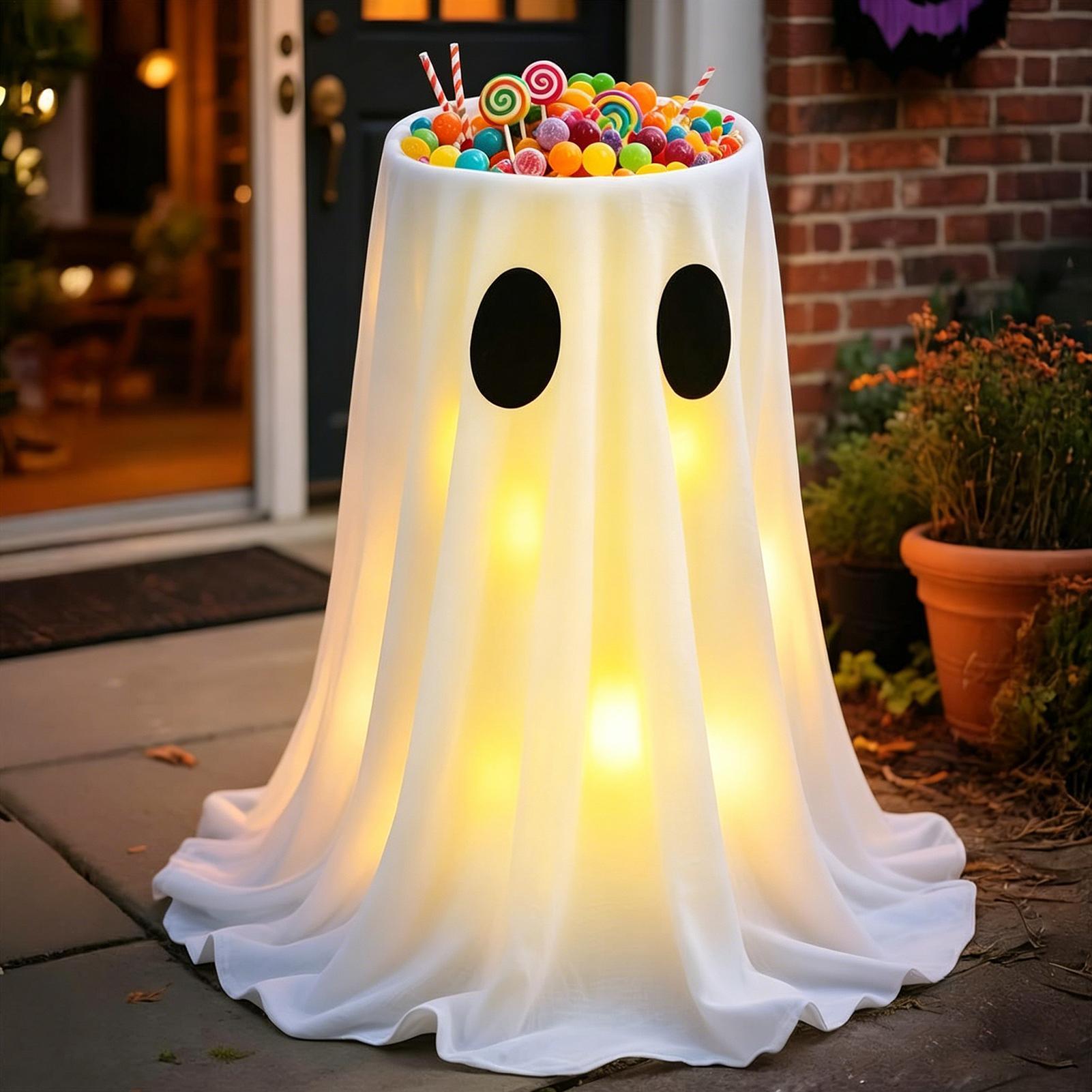 ゴーストハロウィンデコレーション 8モードLEDライト キャ - Lighting Decoration Stand のレビューと価格