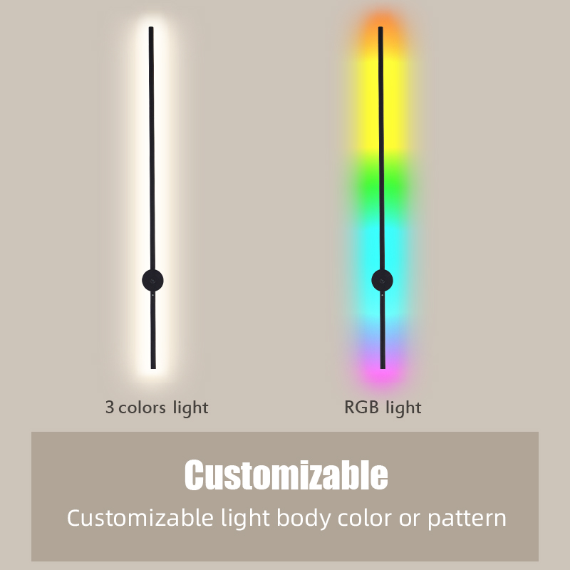 モダンな充電式LEDウォールスコンスランプ、ブラックアルミニ - Lighting Decor Bedroom のレビューと価格