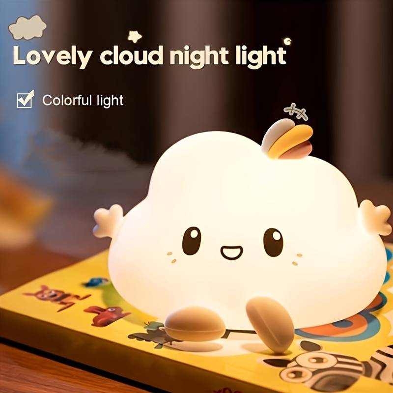 クラウドナイトライト、タッチコントロール調光、充電とタイマー - Lighting Decorative のレビューと価格