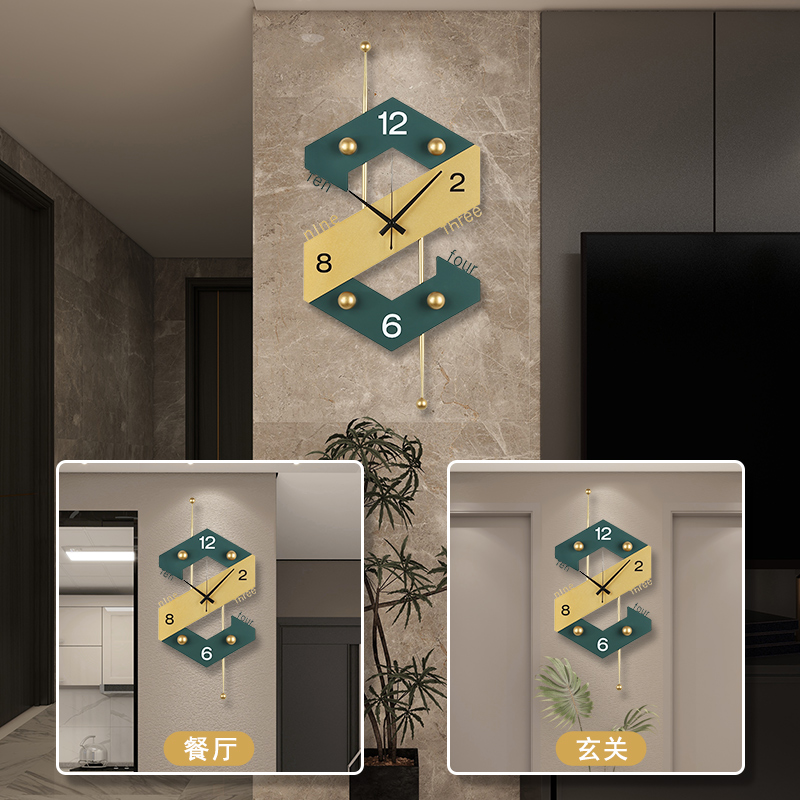 壁掛け時計 リビングルーム ホームライト ラグジュアリー フ - Lighting Home Decor Wall Clocks のレビューと価格